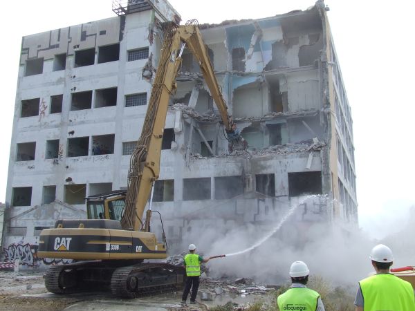 » S'inicien les tasques d'esbucament de l'edifici Flex