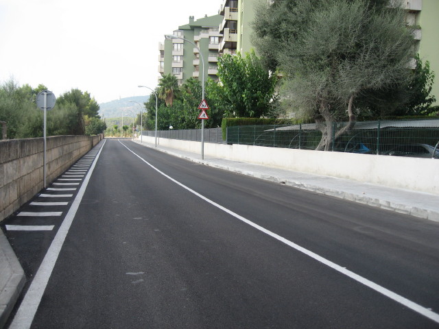 L'Ajuntament de Palma obre el nou vial de circumval.lació entre les rotondes de Camí de Son Rapinya i Camí dels Reis