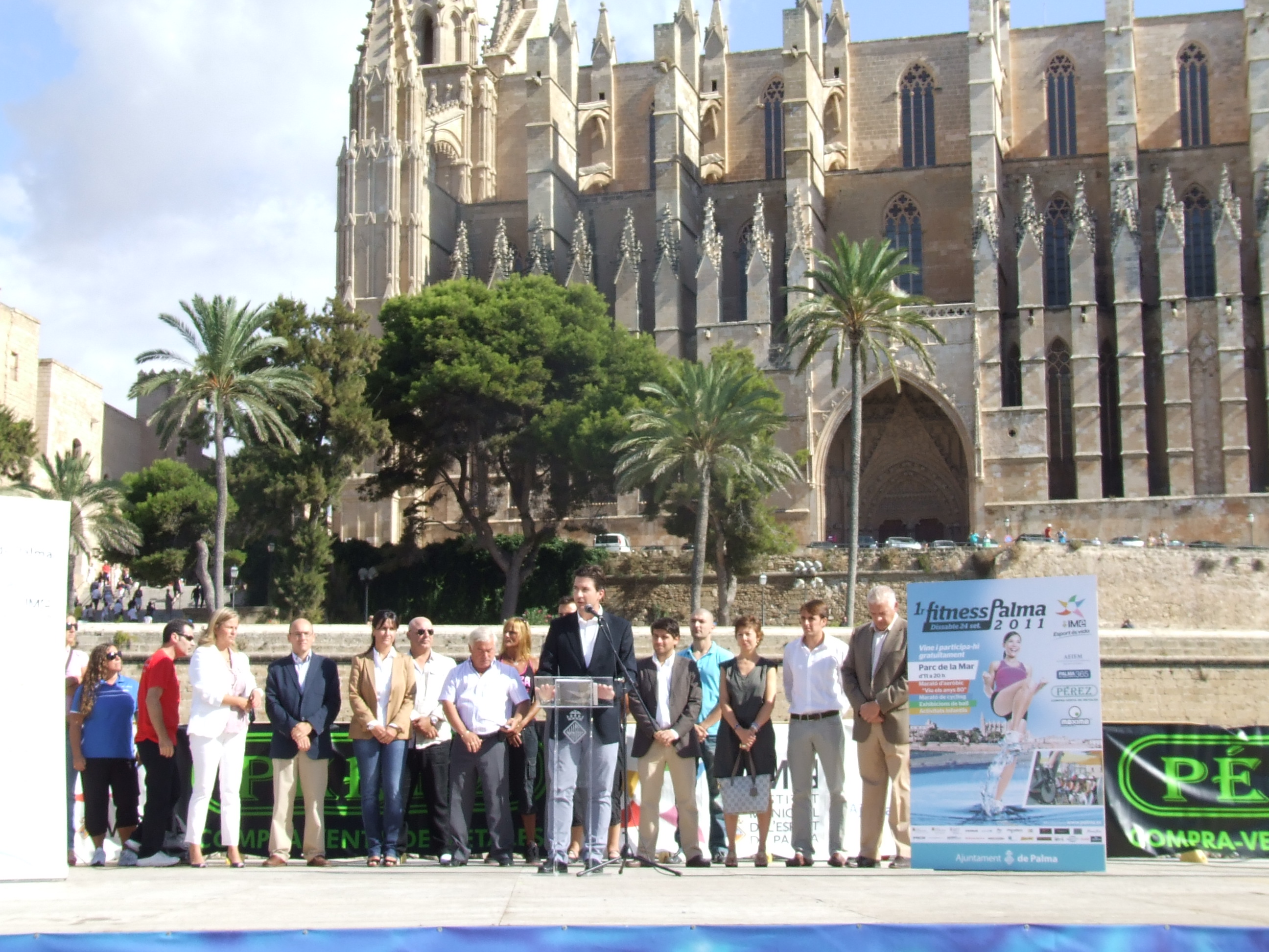 Cort anima a los ciudadanos a participar en el 1r Fitness Palma 2011