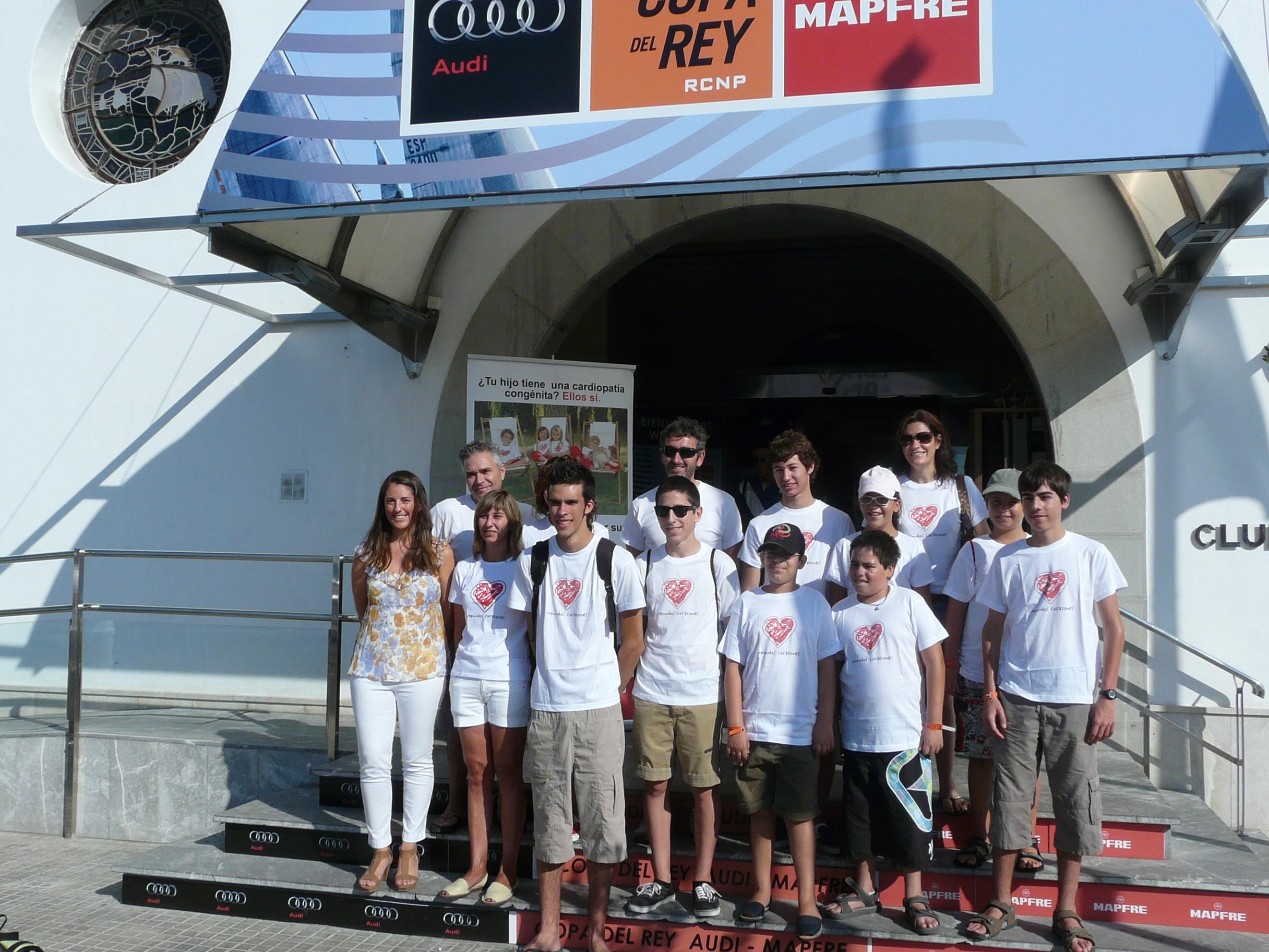 Els nens de la Fundació Menudos Corazones han gaudit de la Copa del Rey de Vela a bord del Olimppia Naval