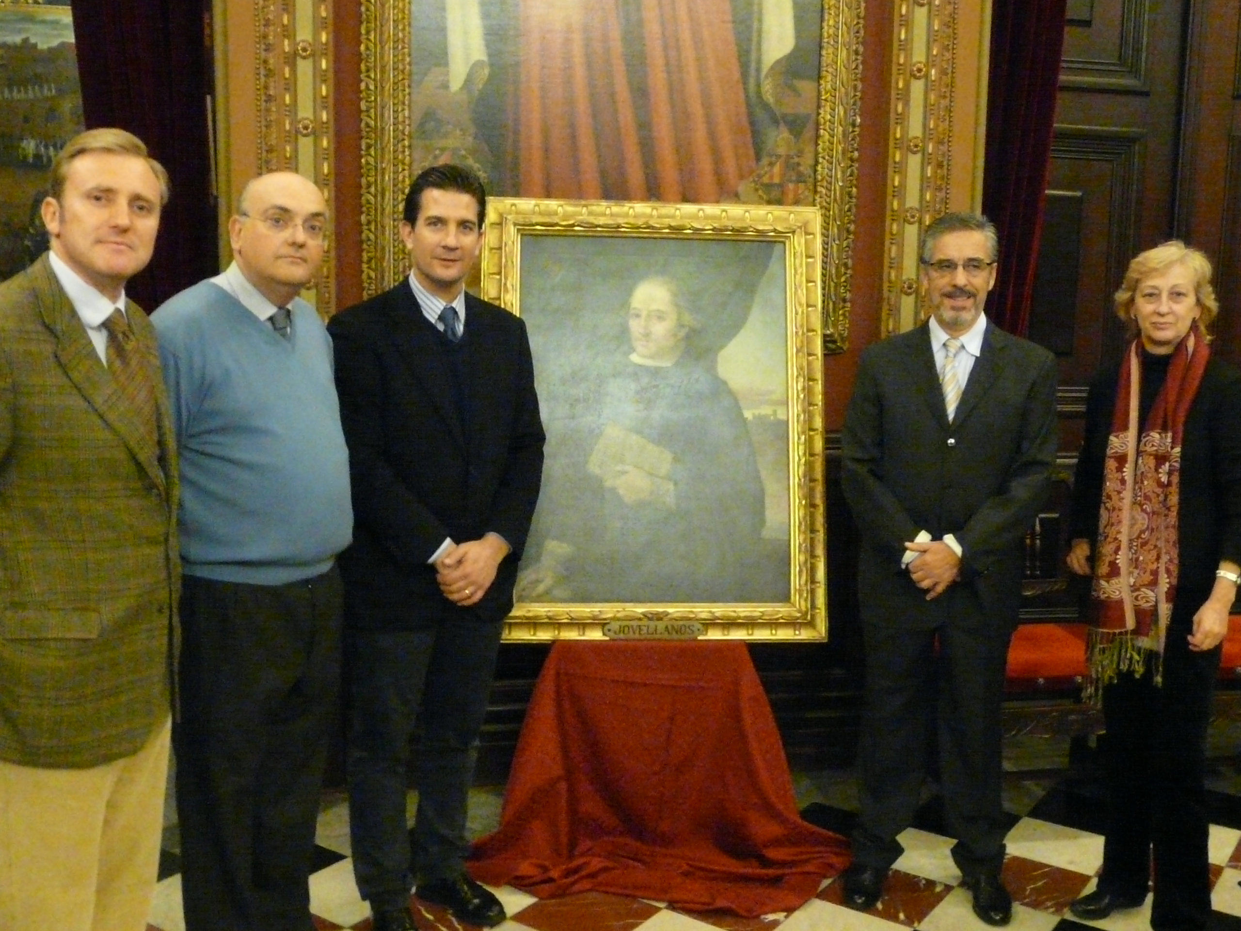 Fernando Gilet assisteix a la conferència d'Emilio Bejarano en el bicentenari de Gaspar Melchor de Jovellanos