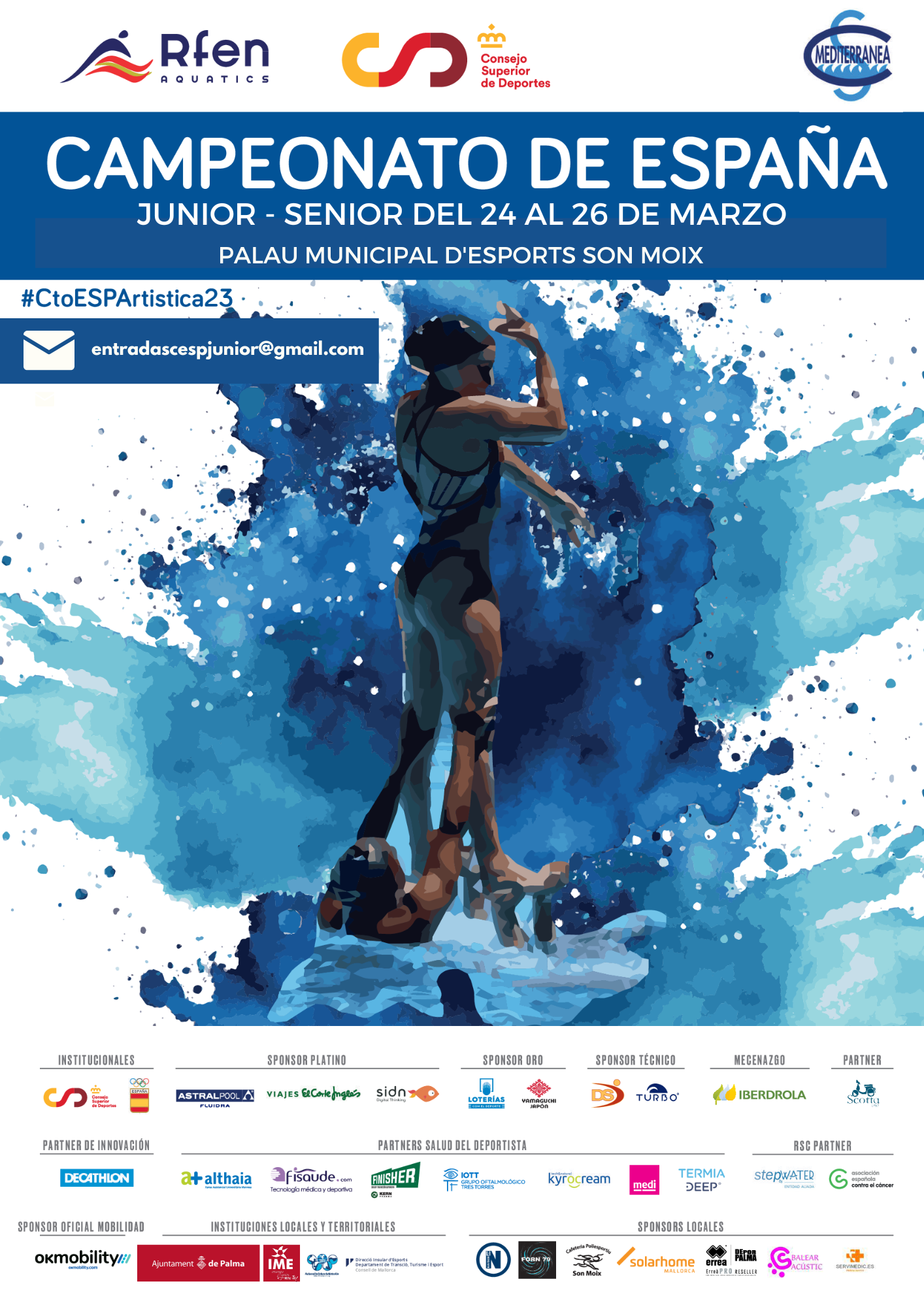 Campionat d'Espanya de Natació Artística a Son Moix